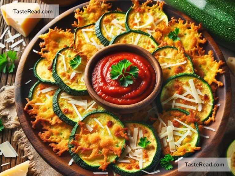 How to create crispy baked zucchini parmesan crisps