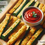 How to create crispy baked zucchini sticks