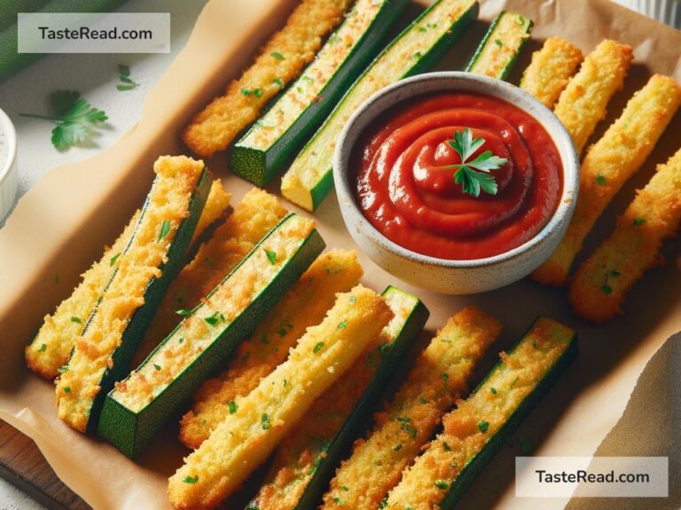 How to create crispy baked zucchini sticks