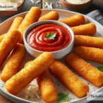 how to create crispy fried mozzarella sticks