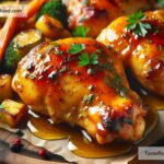 How to create crispy honey mustard chicken thighs
