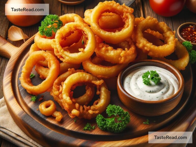 how to create crispy onion rings