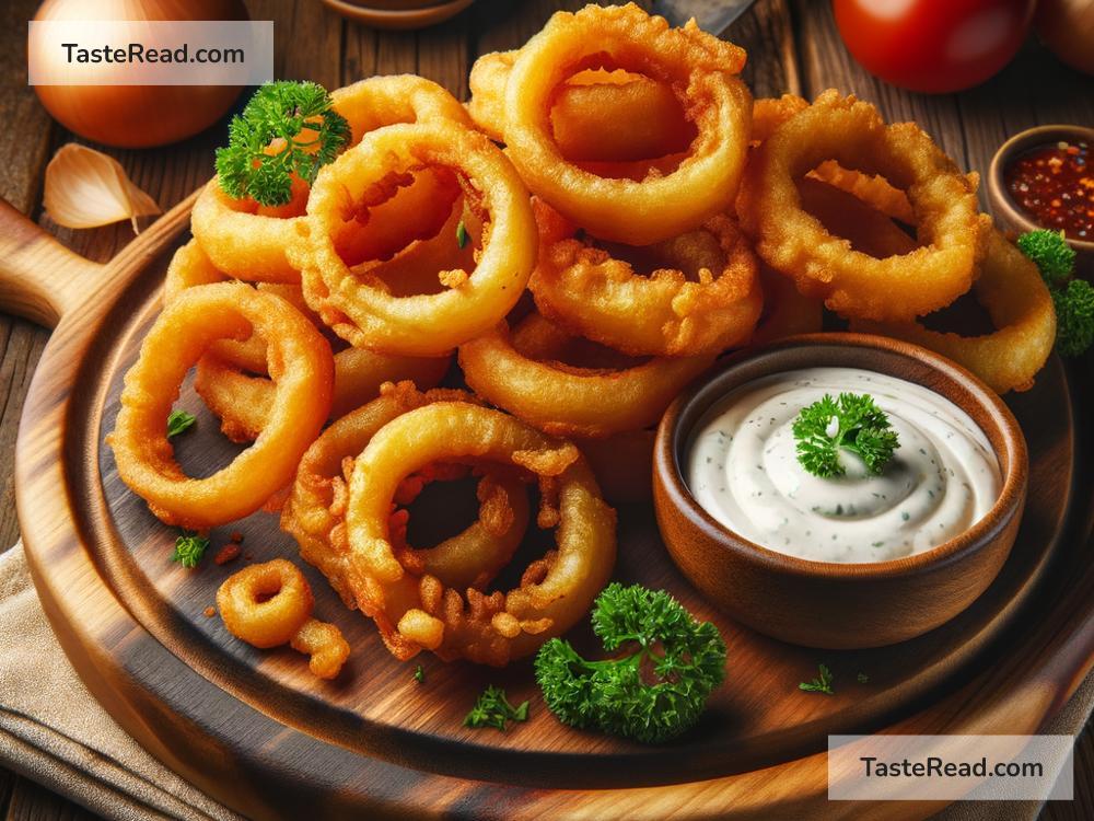 how to create crispy onion rings