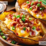 how to create crispy stuffed potato skins