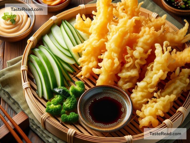 how to create crispy tempura vegetables