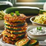how to create crispy zucchini fritters