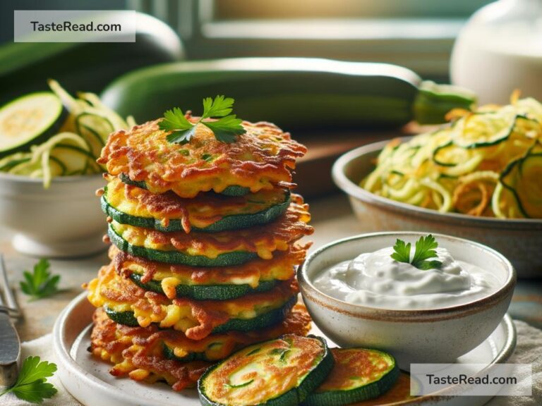 how to create crispy zucchini fritters