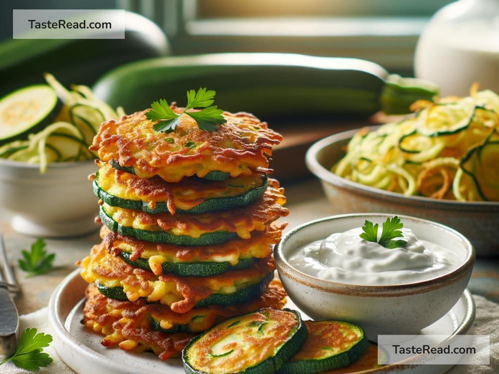 how to create crispy zucchini fritters