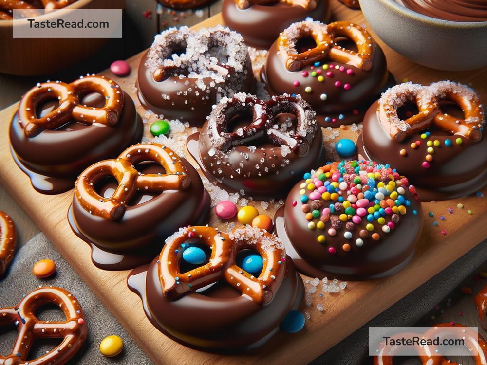 How to create crunchy chocolate-covered pretzels