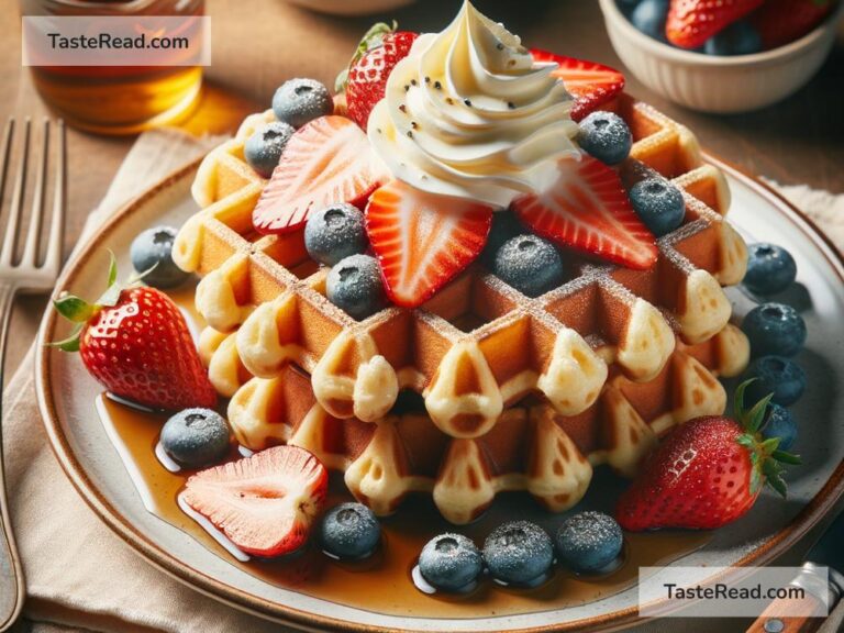 how to create fluffy Belgian waffles