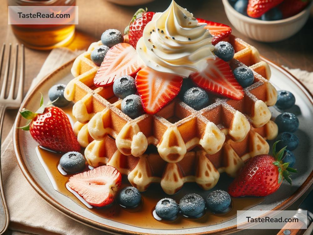 how to create fluffy Belgian waffles