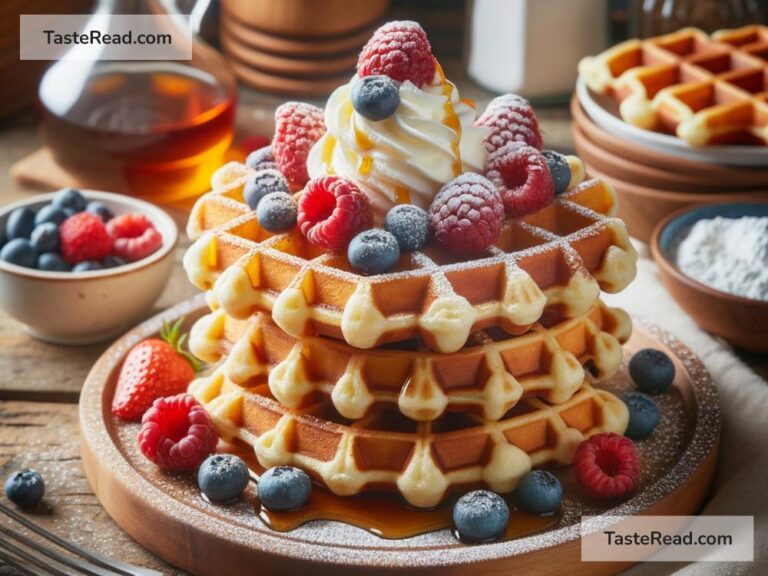 How to create fluffy homemade Belgian waffles