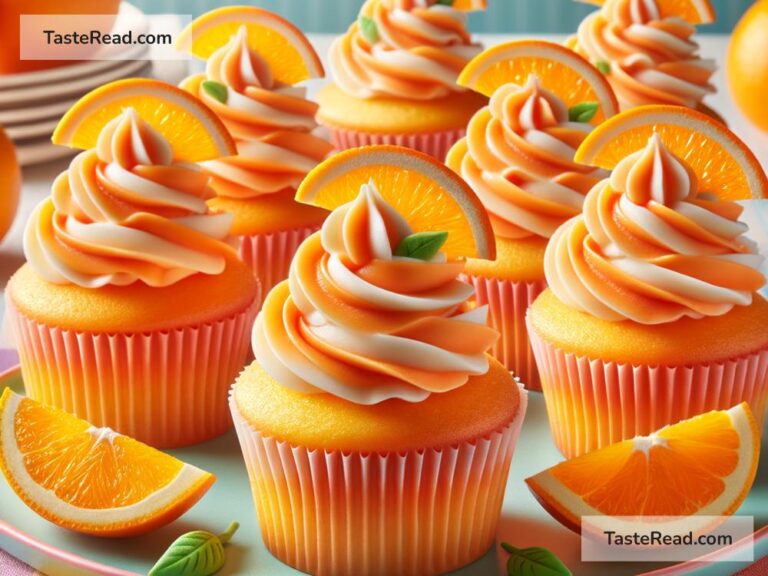 How to create fluffy orange creamsicle cupcakes