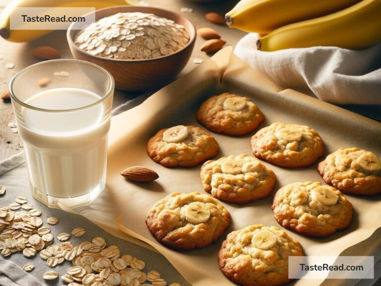 how to create golden baked banana oatmeal cookies