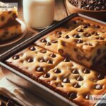 how to create golden baked chocolate chip blondies