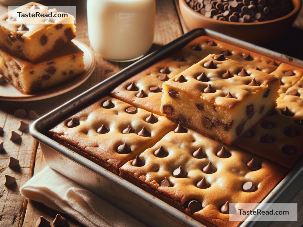 how to create golden baked chocolate chip blondies