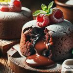 how to create golden baked chocolate lava cakes
