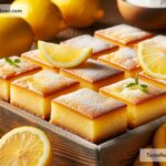 how to create golden baked lemon bars