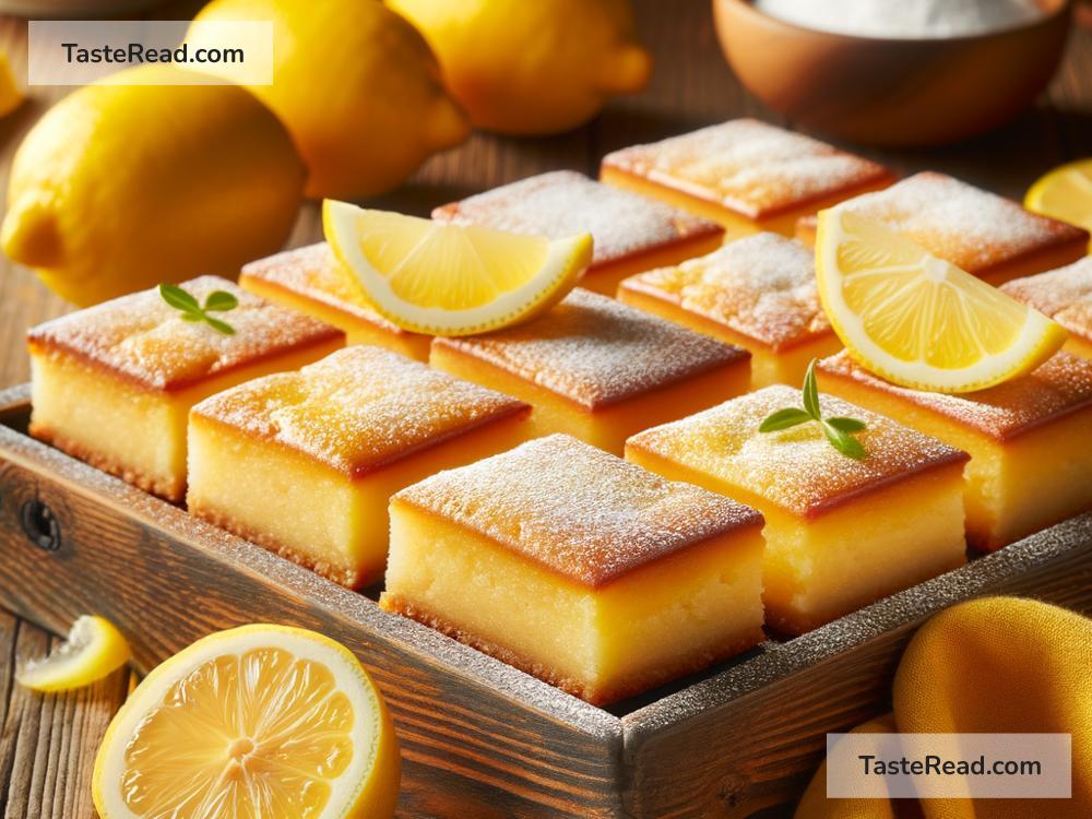how to create golden baked lemon bars