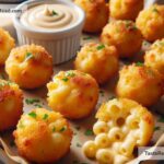 how to create golden baked mac and cheese bites