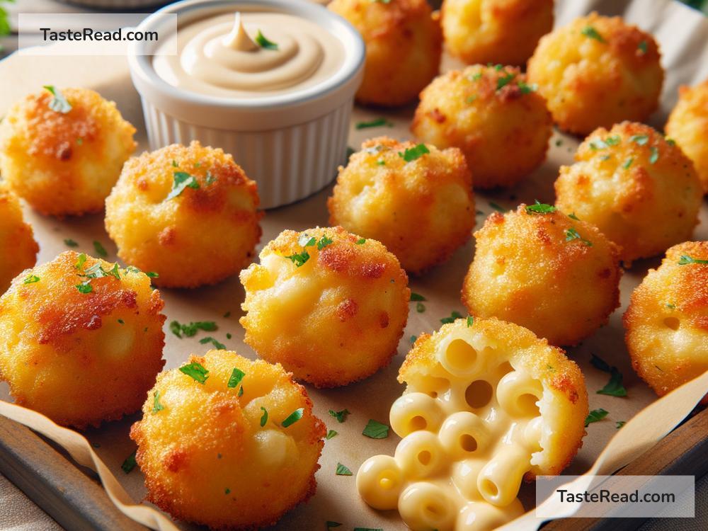 how to create golden baked mac and cheese bites