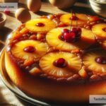 how to create golden baked pineapple upside-down cake