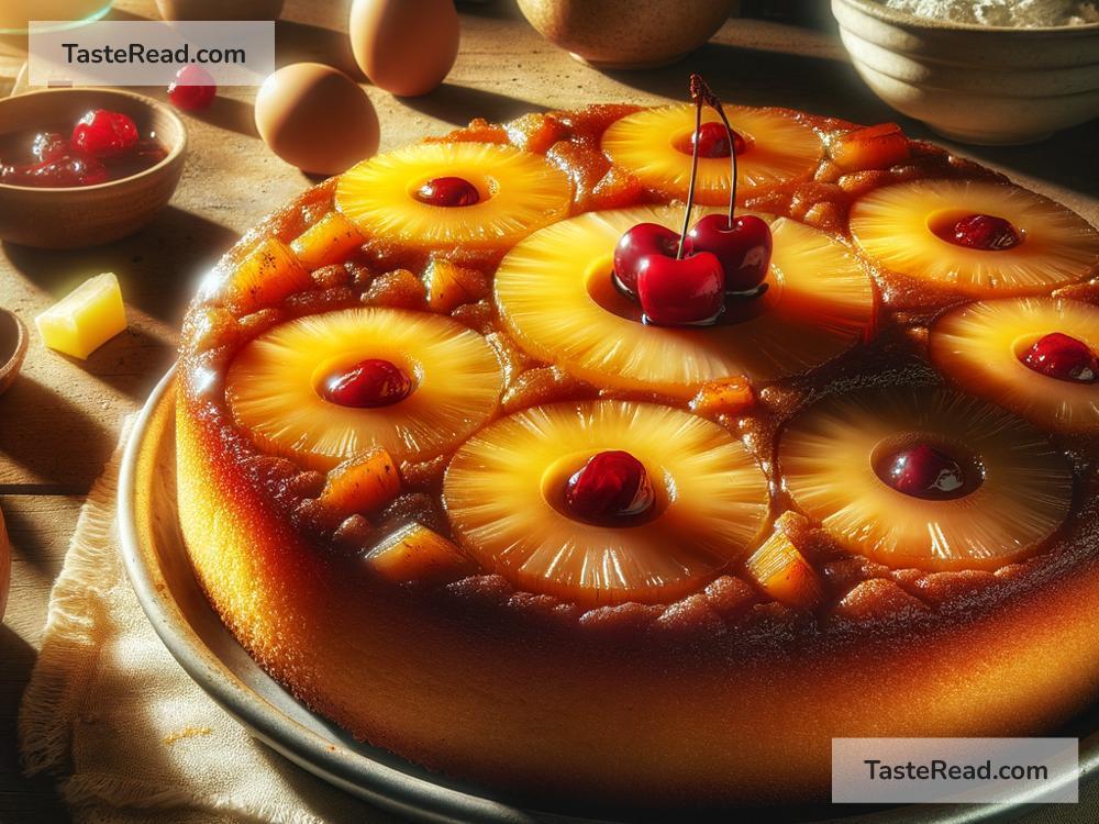 how to create golden baked pineapple upside-down cake