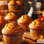 how to create golden baked pumpkin spice muffins