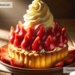 how to create golden baked strawberry shortcake