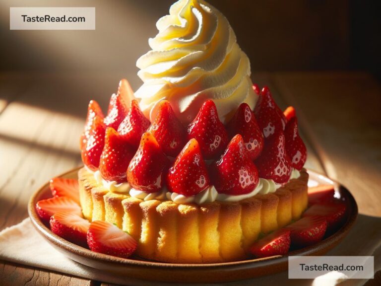 how to create golden baked strawberry shortcake