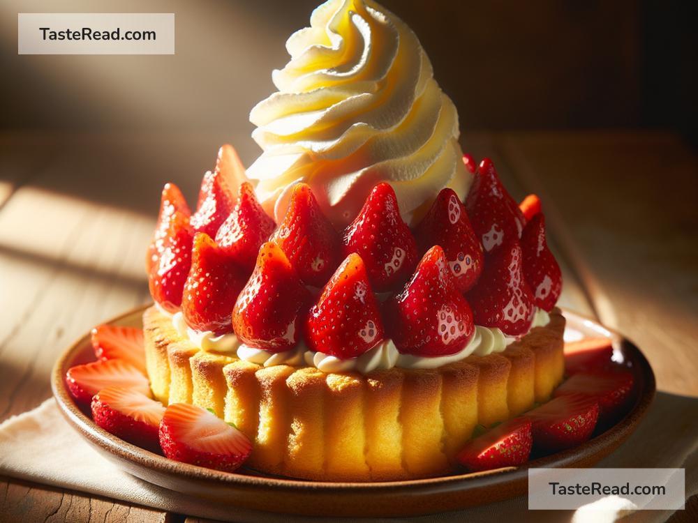 how to create golden baked strawberry shortcake