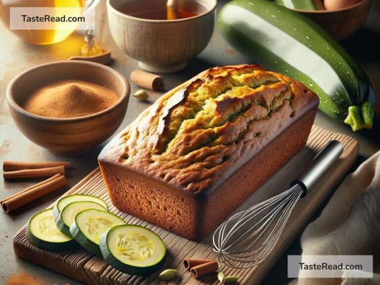how to create golden baked zucchini bread