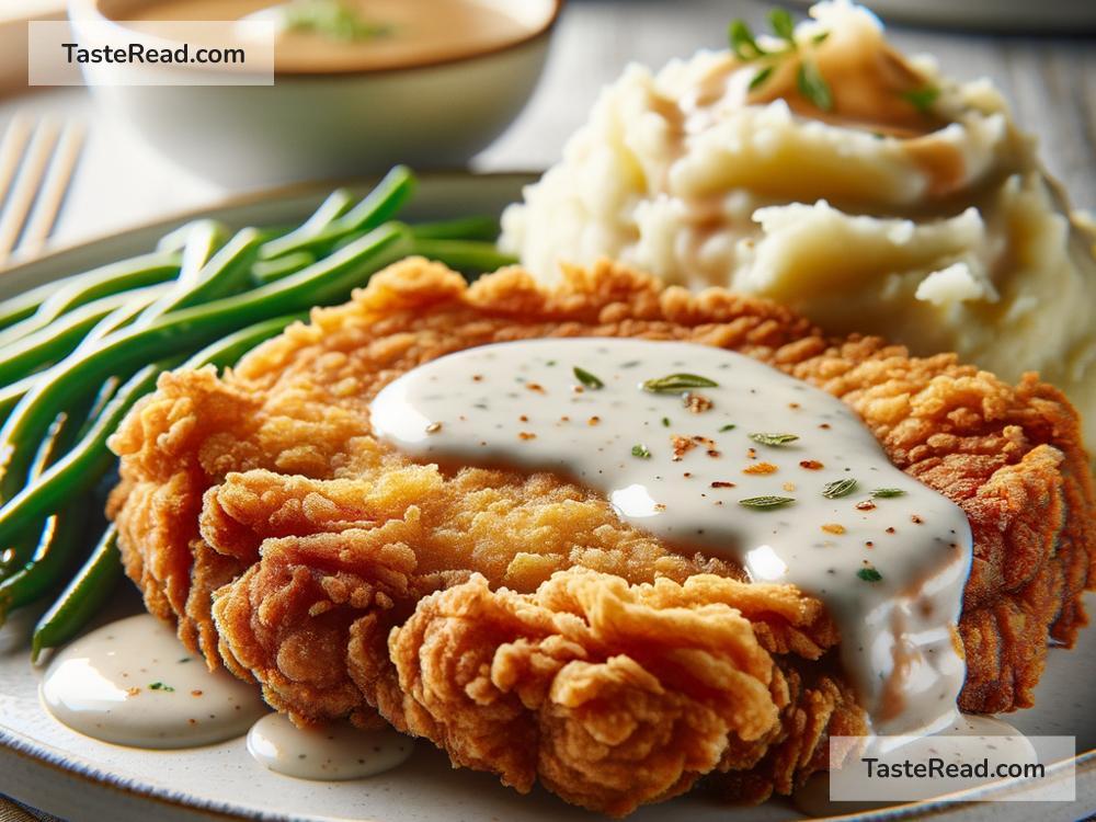 how to create golden chicken fried steak
