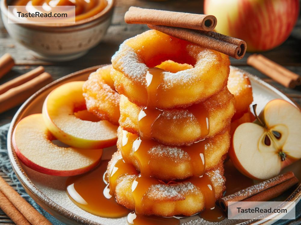 how to create golden fried apple rings