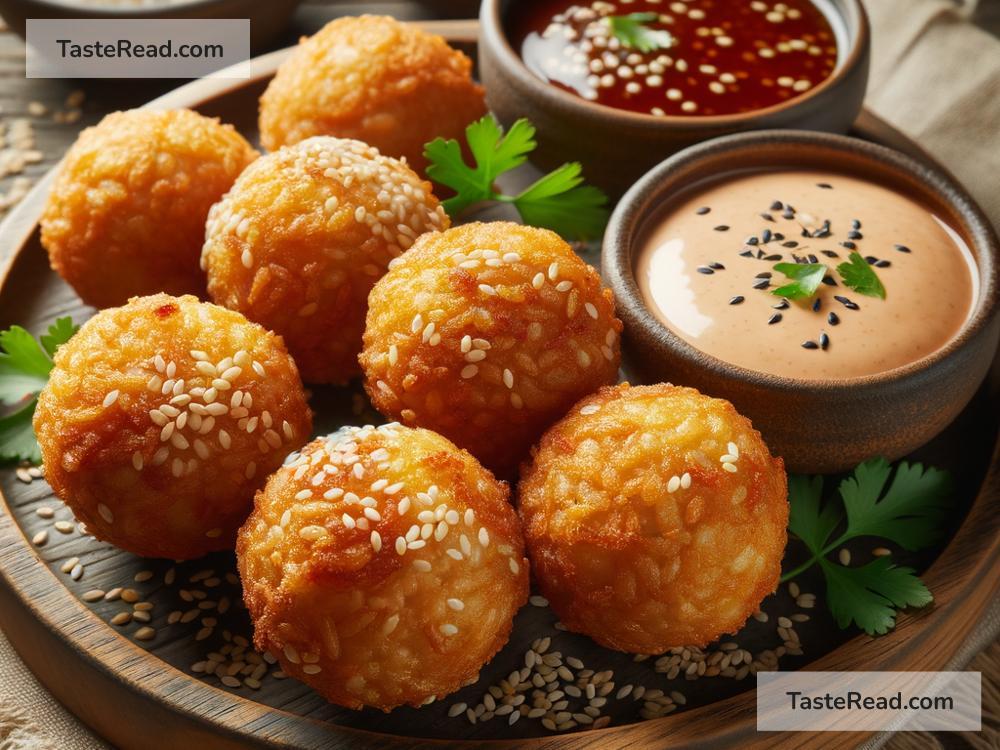 how to create golden fried rice balls