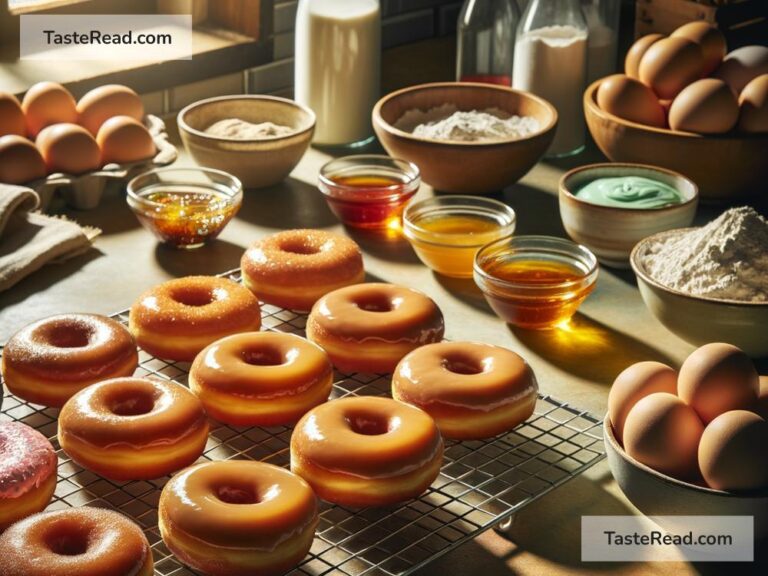 how to create golden glazed donuts