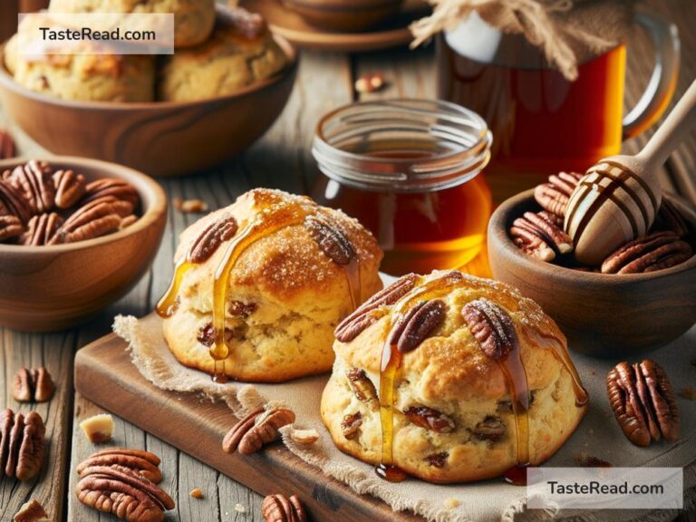 How to create golden maple pecan scones
