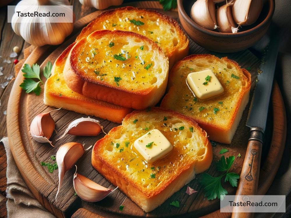 how to create golden roasted garlic bread