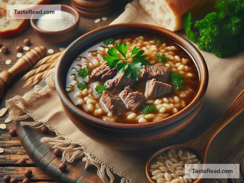 How to create hearty beef and barley soup