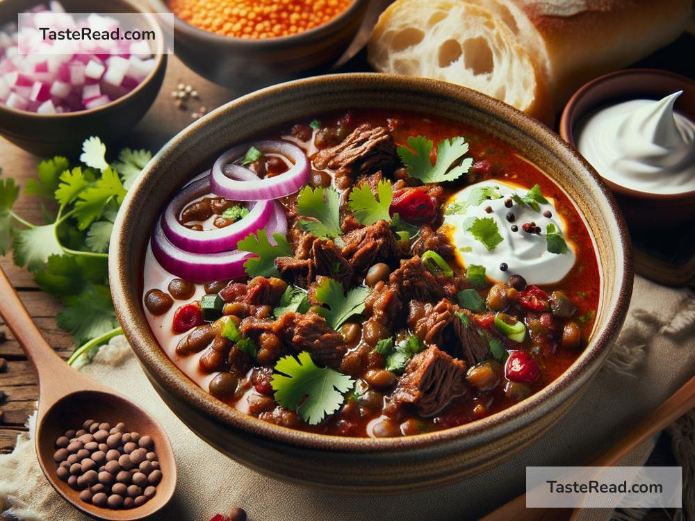 How to create hearty beef and lentil chili