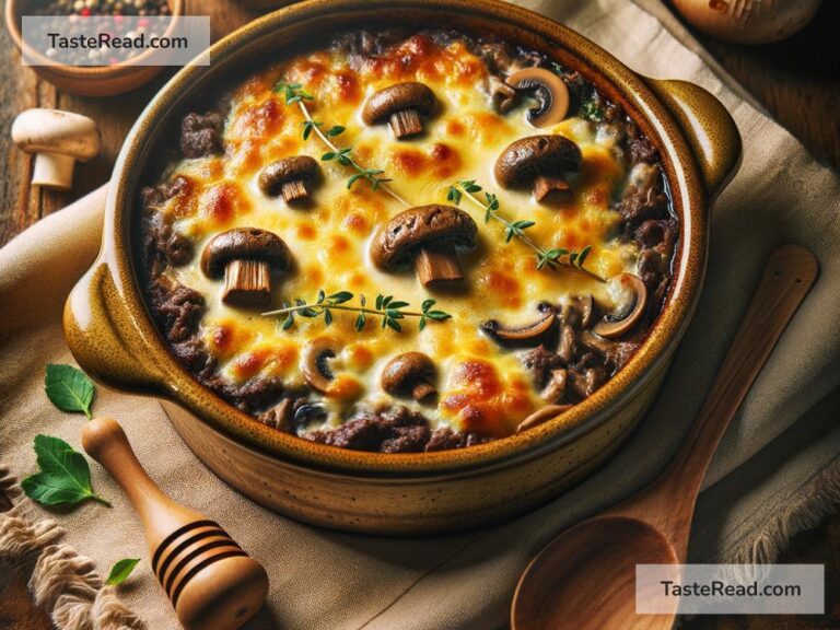 How to create hearty beef and mushroom casserole