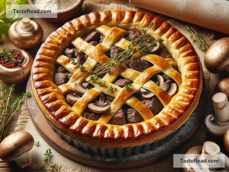 How to create hearty beef and mushroom pie