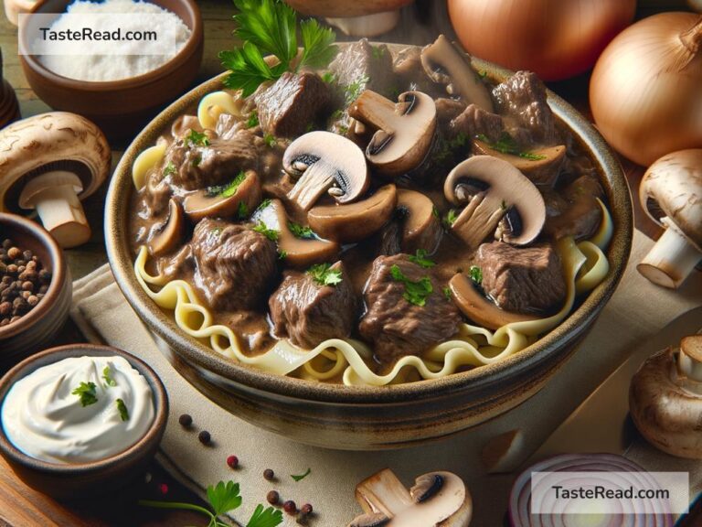 How to create hearty beef and mushroom stroganoff