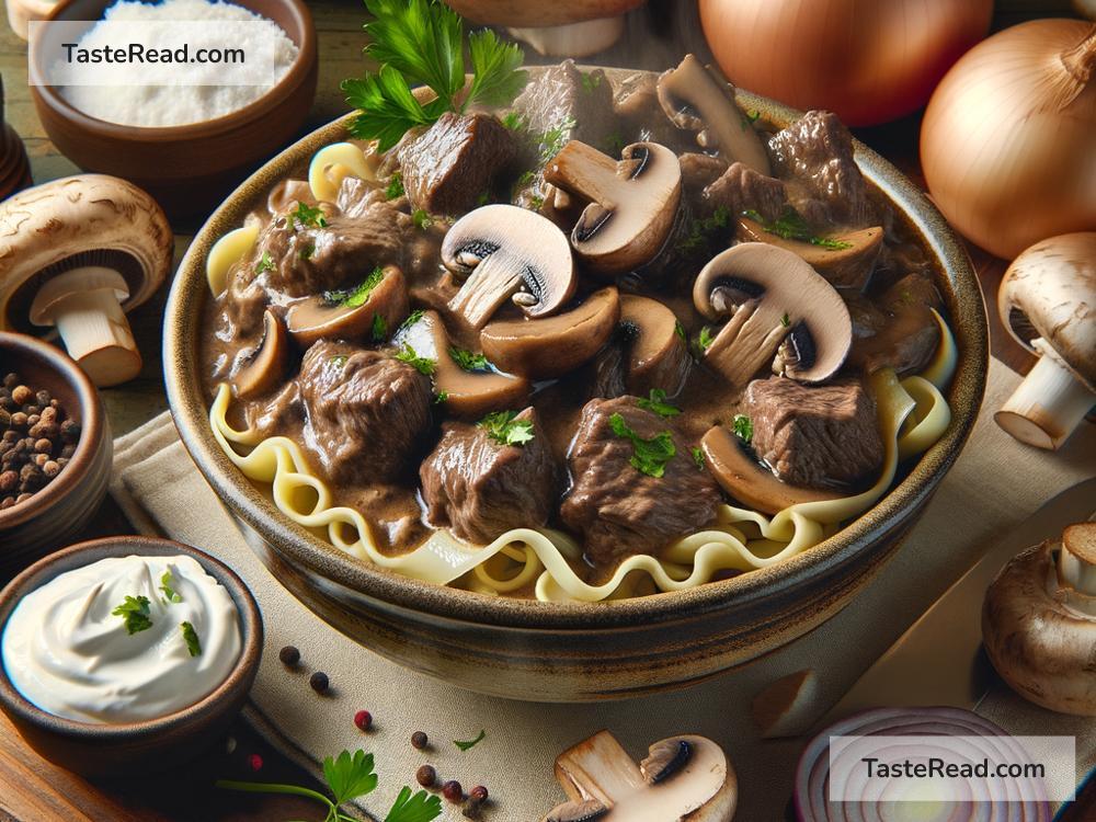 How to create hearty beef and mushroom stroganoff