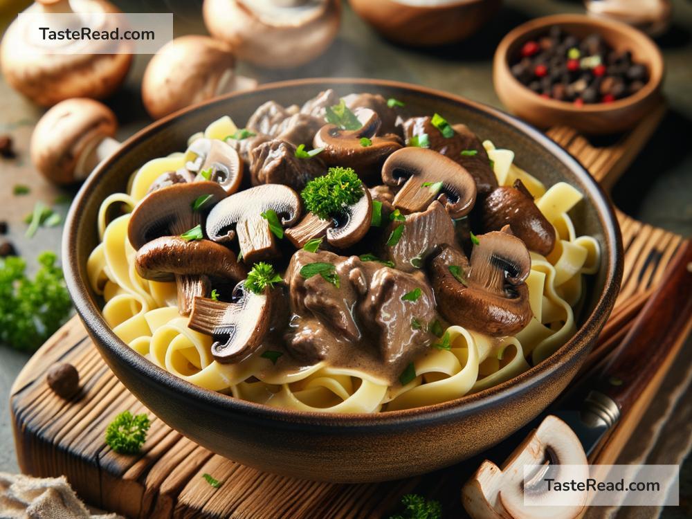 How to create hearty beef and mushroom stroganoff