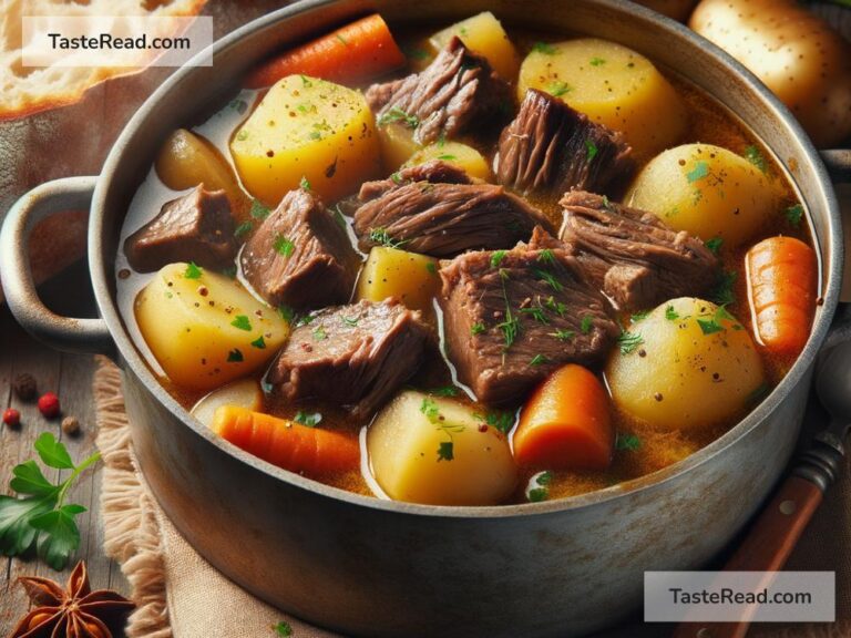 How to create hearty beef and potato stew