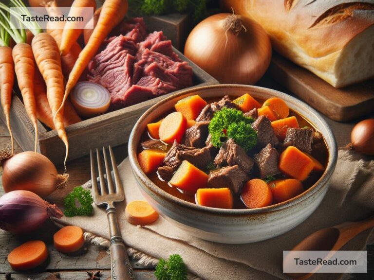 How to create hearty beef and sweet potato stew