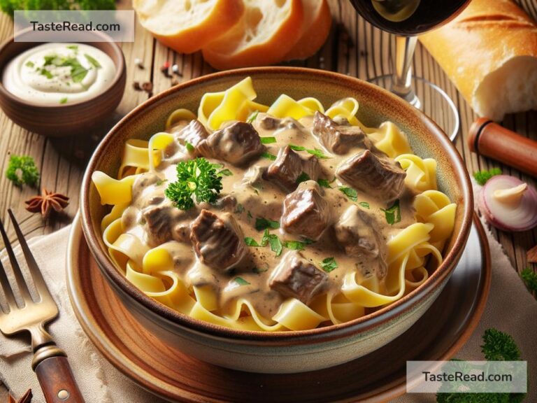How to create hearty beef stroganoff