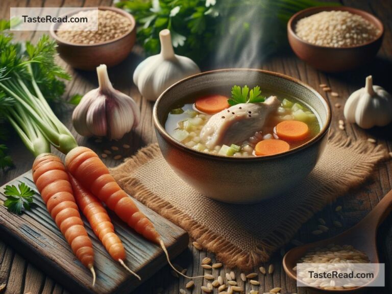 How to create hearty chicken and barley soup