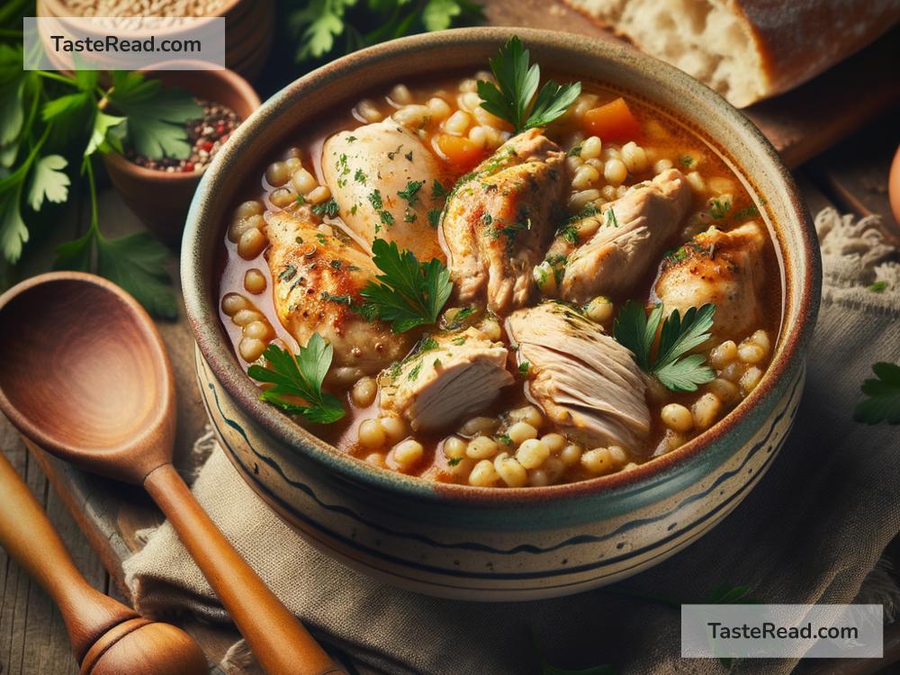 How to create hearty chicken and barley stew